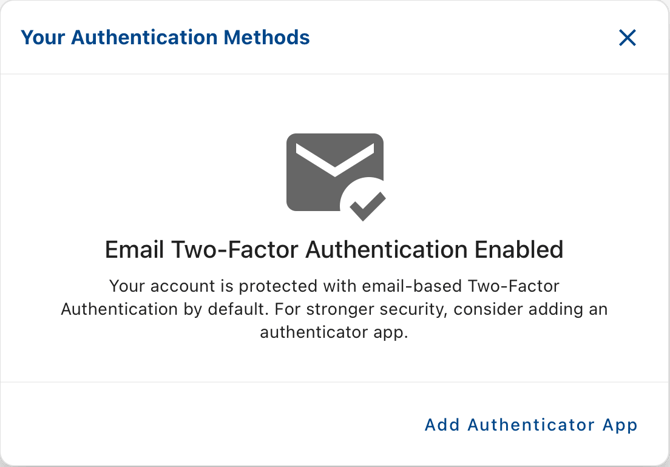 2FA Authentication methods